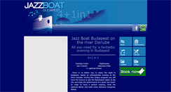 Desktop Screenshot of budapestjazzboat.com