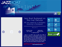 Tablet Screenshot of budapestjazzboat.com
